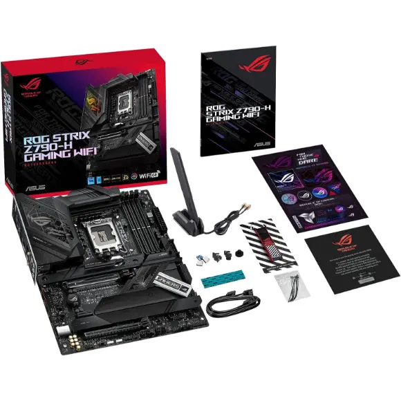 ASUS ROG STRIX Z790-H GAMING WIFI LGA 1700 ATX Motherboard - PakByte Computers 