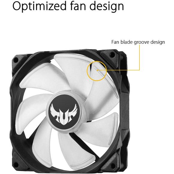 ASUS TUF Gaming LC 240 RGB All-in-one Liquid CPU Cooler (Aura Sync,TUF 120mm RGB Radiator Fans with Fan Blade Groove Design) - PakByte Computers 