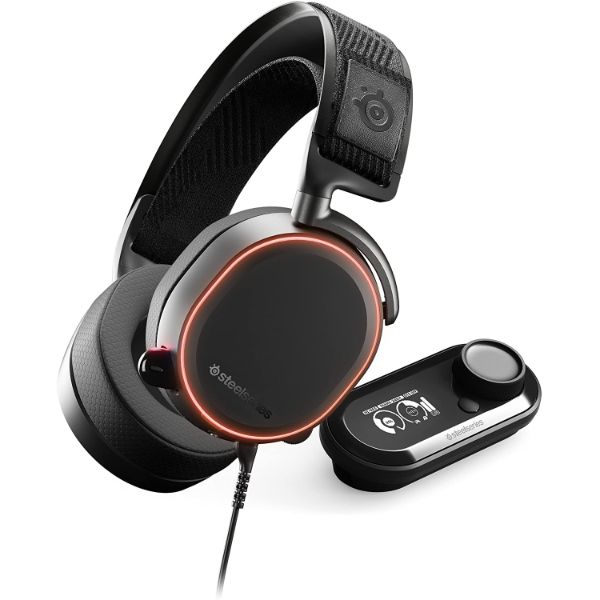 SteelSeries Arctis Pro + GameDAC Wired Gaming Headset - for PS4 and PC - Black - PakByte Computers 