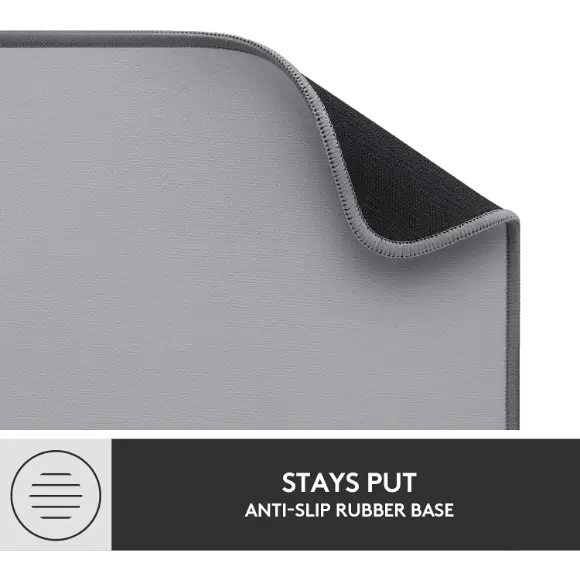 Logitech Studio Series Desk Mat - MID GREY - PakByte Computers 