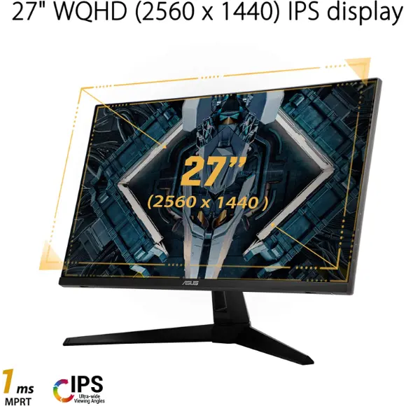 ASUS TUF Gaming VG27AQ1A 27" 2K HDR Monitor - PakByte Computers 