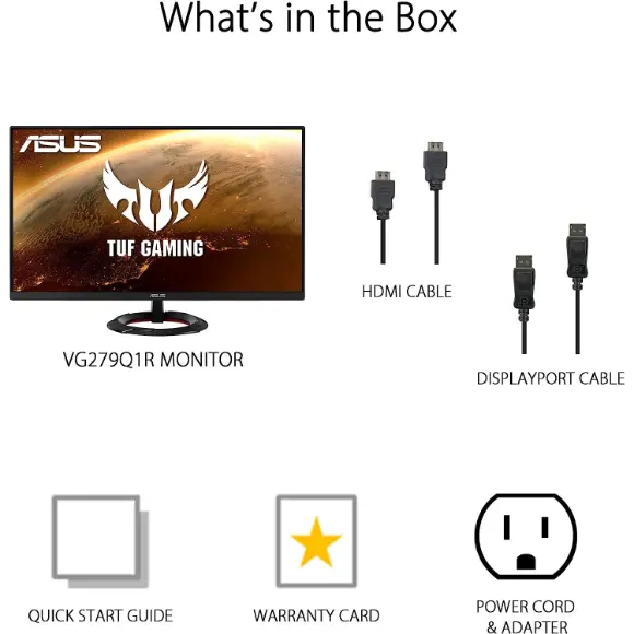 ASUS VG279Q1R 27" 144Hz FHD Gaming Monitor - PakByte Computers 