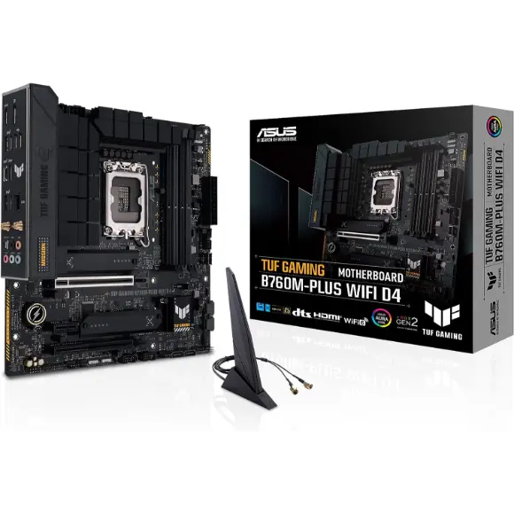 ASUS TUF GAMING B760M-PLUS WIFI MOTHERBOARD - PakByte Computers 