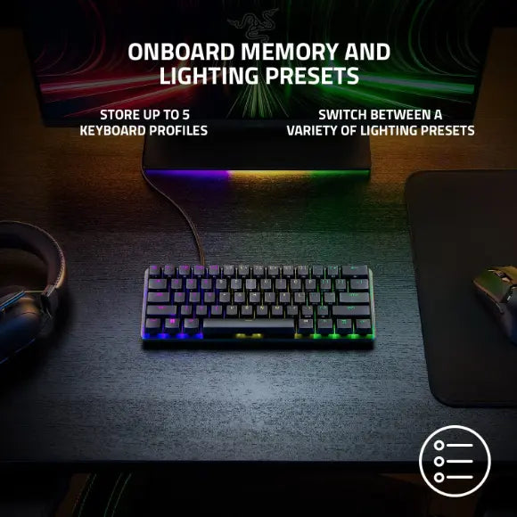 Razer Huntsman Mini Analog - 60% Gaming Keyboard with Analog Optical Switches | Black - PakByte Computers 