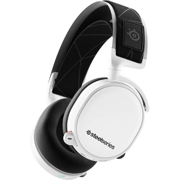 SteelSeries Arctis 7 - (2019 Edition) Lossless Wireless Gaming Headset with DTS Headphone: X v2.0 Surround - For PC and PlayStation 4 - White - PakByte Computers 