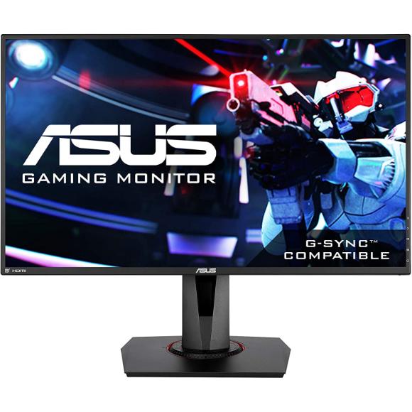 Asus VG278Q 27" Full HD 1080P 144Hz 1ms Eye Care G-Sync Compatible Adaptive Sync Gaming Monitor with DP HDMI DVI - PakByte Computers 