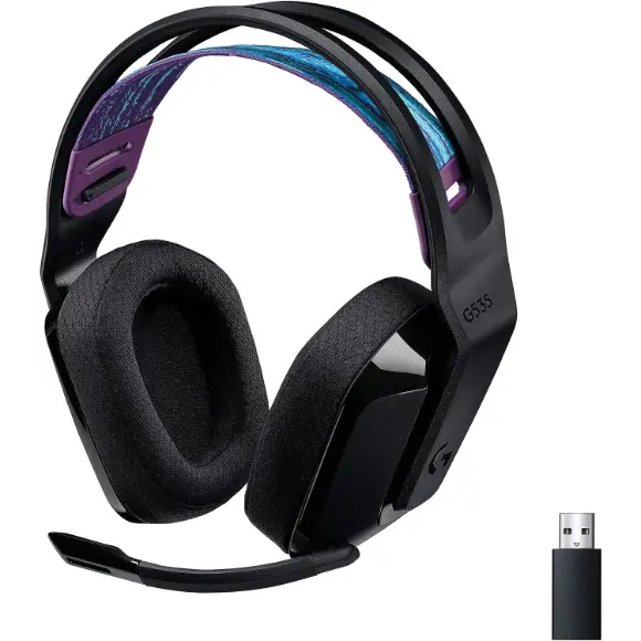 Logitech G535 LIGHTSPEED Wireless Gaming Headset - BLACK - PakByte Computers 