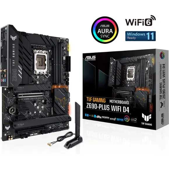 ASUS TUF Gaming Z690-Plus WiFi D4 Motherboard - PakByte Computers 