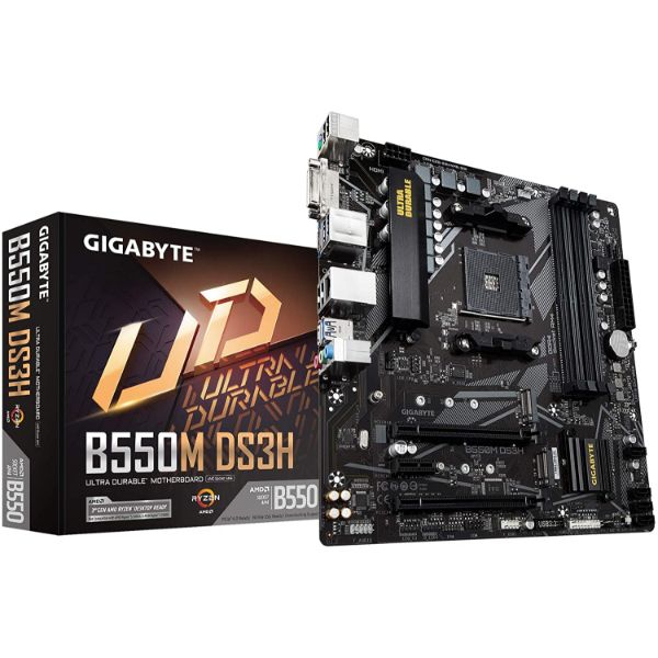 GIGABYTE B550M DS3H (AM4 AMD/B550/Micro ATX) - PakByte Computers 