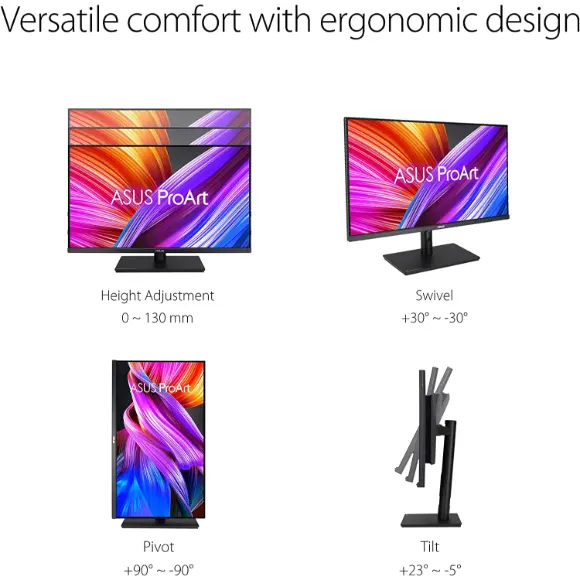 ASUS ProArt Display PA328QV Professional Monitor - PakByte Computers 