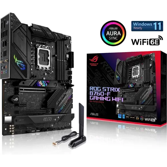 ASUS ROG Strix B760-F WiFi Intel B760 LGA 1700 ATX Gaming Motherboard - PakByte Computers 