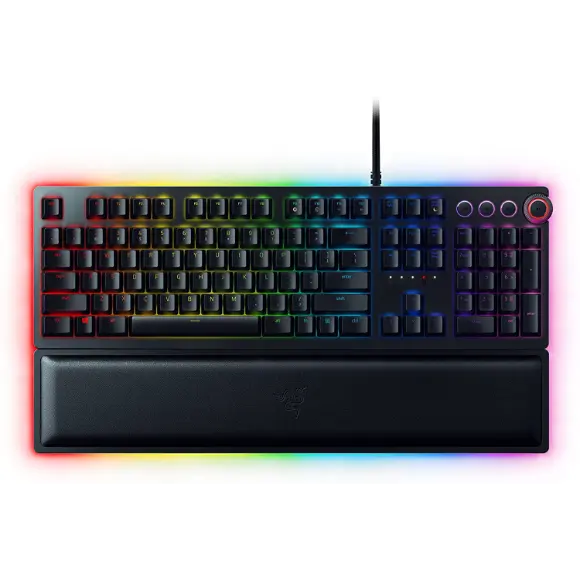 Razer Huntsman Elite Gaming Keyboard: Fastest Keyboard Switches Ever - Classic Black - PakByte Computers 