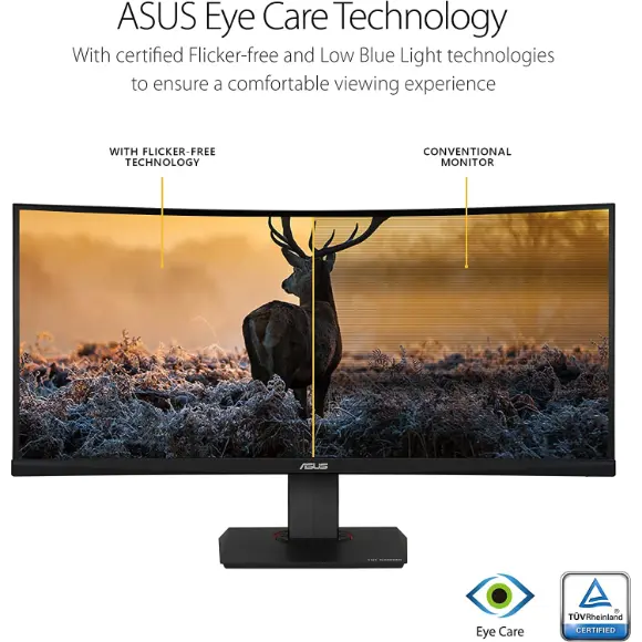 ASUS TUF Gaming VG35VQ 35” Curved HDR Monitor - PakByte Computers 