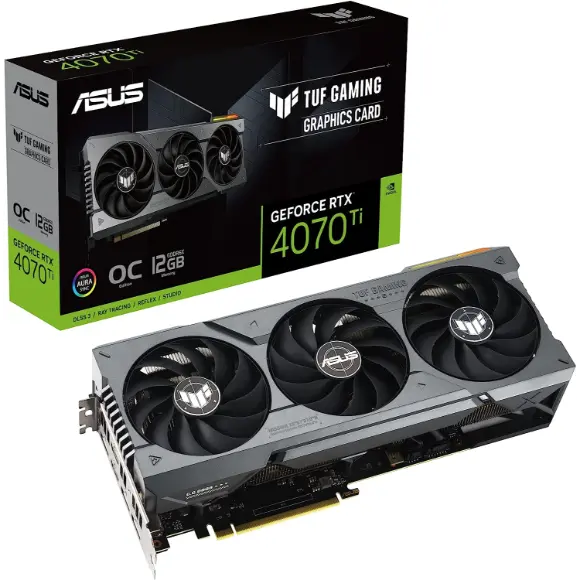 ASUS TUF Gaming GeForce RTX 4070 Ti OC Graphic Card - PakByte Computers 