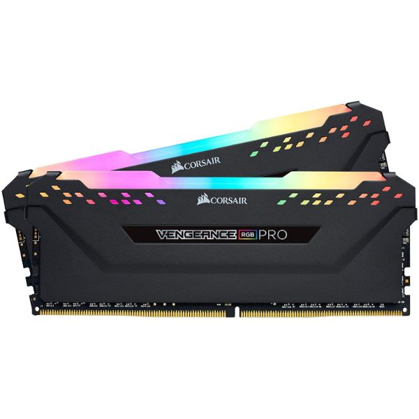 Corsair Vengeance RGB Pro 32GB (2x16GB) DDR4 3200 (PC4-25600) C16 Desktop Memory - Black - PakByte Computers 