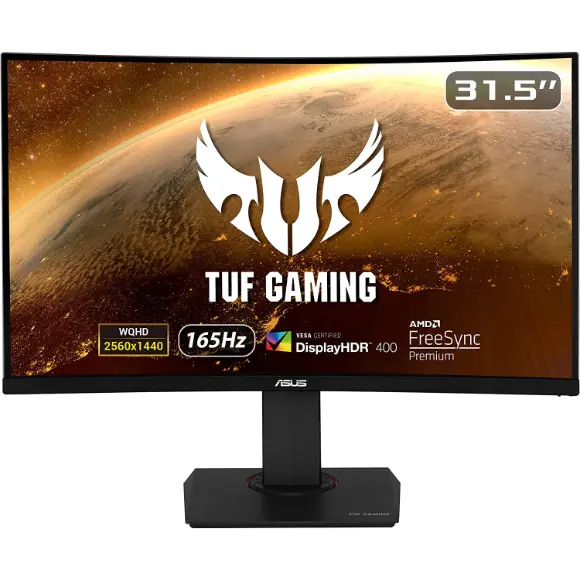 ASUS TUF GAMING VG32VQR Curved Gaming Monitor - PakByte Computers 