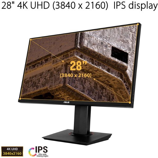 ASUS TUF Gaming VG289Q 28 inch LED IPS Gaming Monitor - IPS Panel, 3840x2160 - PakByte Computers 