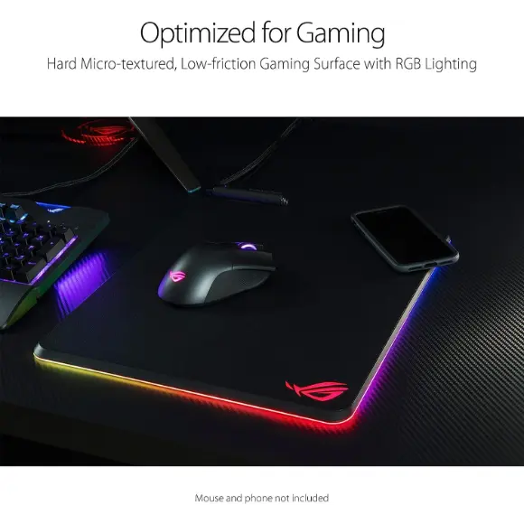 ASUS ROG Balteus Qi RGB Gaming Mouse Pad - PakByte Computers 