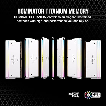 Corsair Dominator Titanium RGB DDR5 6000MHz 64GB (32GB X 2) - PakByte  