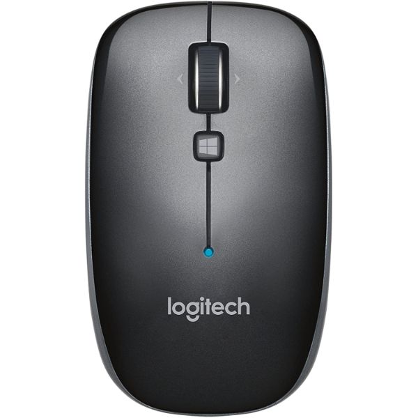 Logitech M557 Bluetooth Mouse – Gray - PakByte Computers 