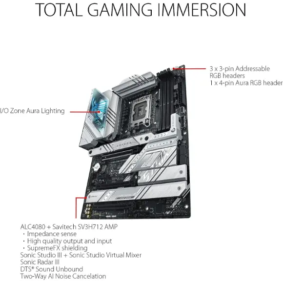 ASUS ROG STRIX Z790-A GAMING WIFI MOTHERBOARD - PakByte Computers 