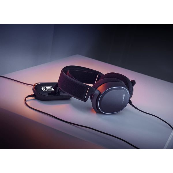 SteelSeries Arctis Pro + GameDAC Wired Gaming Headset - for PS4 and PC - Black - PakByte Computers 