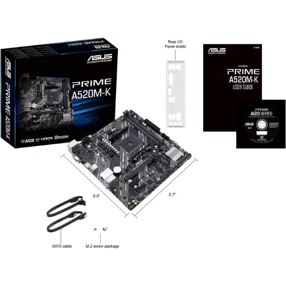 ASUS PRIME A520M-K Micro-ATX motherboard - PakByte Computers 