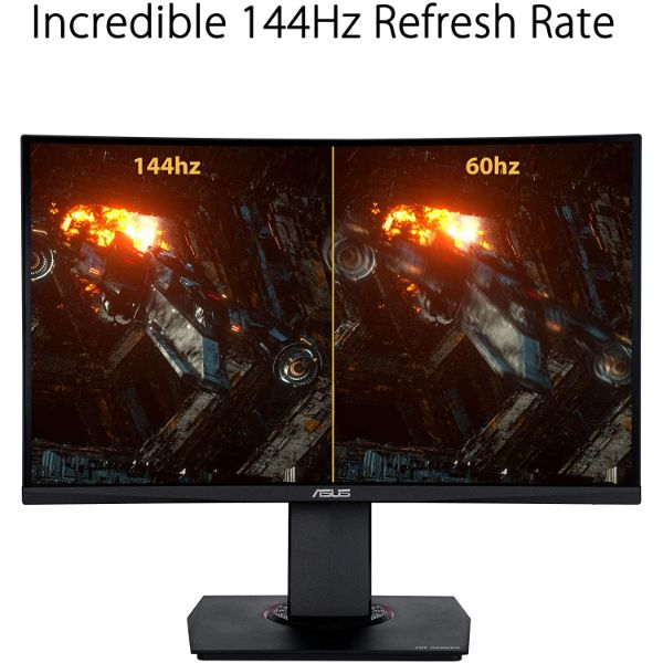 ASUS TUF Gaming VG24VQ 24" Full HD 1920x1080 1ms MPRT 144Hz LED Curved Gaming Monitor - PakByte Computers 