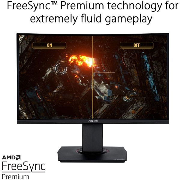 ASUS TUF Gaming VG24VQ 24" Full HD 1920x1080 1ms MPRT 144Hz LED Curved Gaming Monitor - PakByte Computers 