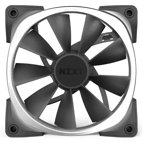 NZXT Aer RGB 2 120mm RGB Fan - Black - HF-28120-B1 - PakByte Computers 