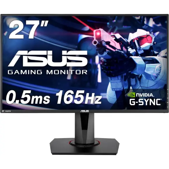 ASUS VG278QR-J 27" FHD 165Hz Gaming Monitor - PakByte Computers 