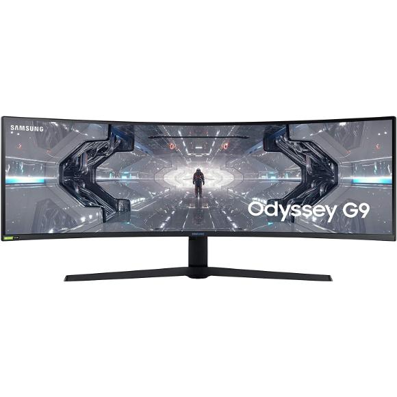 SAMSUNG 49-inch Odyssey G9 Gaming Monitor | QHD, 240hz, 1000R Curved, QLED, NVIDIA G-SYNC & FreeSync | LC49G95TSSNXZA Model - PakByte Computers 