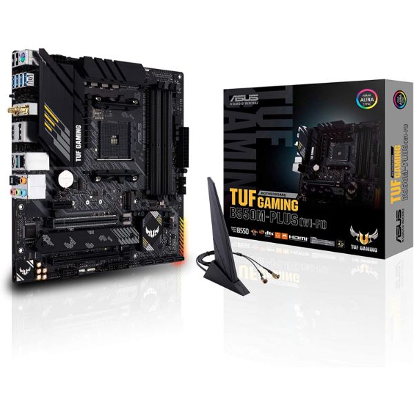 ASUS TUF Gaming B550M-PLUS Wi-Fi AM4 Micro-ATX Motherboard - PakByte Computers 