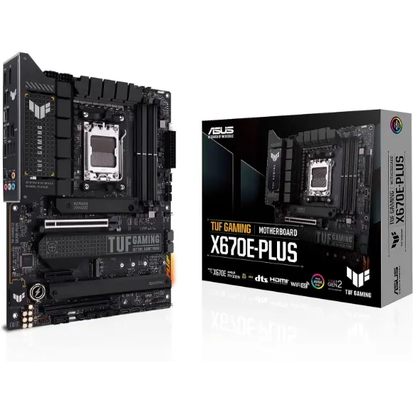 Asus TUF Gaming X670E-PLUS DDR5 Motherboard - PakByte Computers 