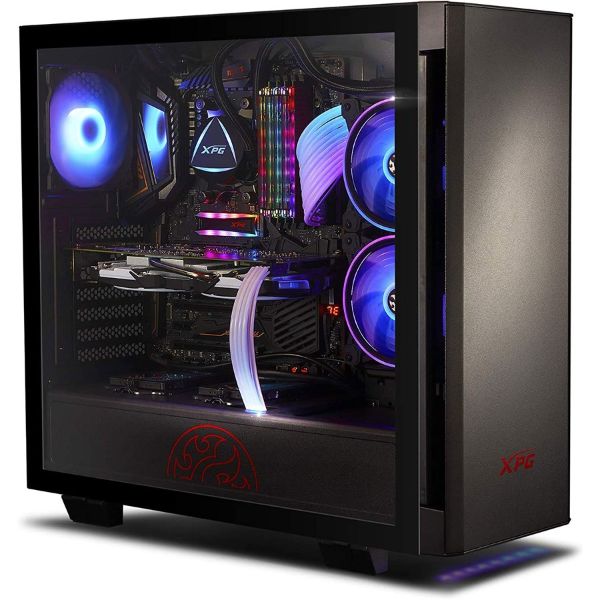 XPG Invader Mid-Tower Brushed Aluminum PC Case Black - PakByte Computers 