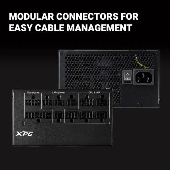 XPG CYBERCORE 1000W 80 Plus® Platinum Fully Modular Power Supply - PakByte Computers 