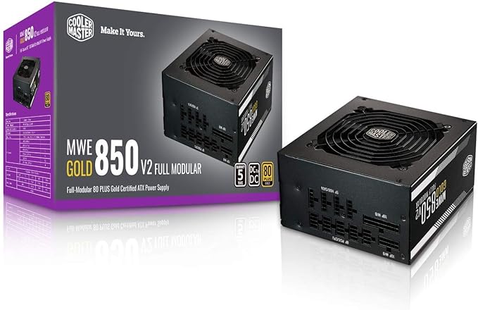 Cooler Master MWE Gold 850 V2 Full Modular Power Supply - PakByte Computers 