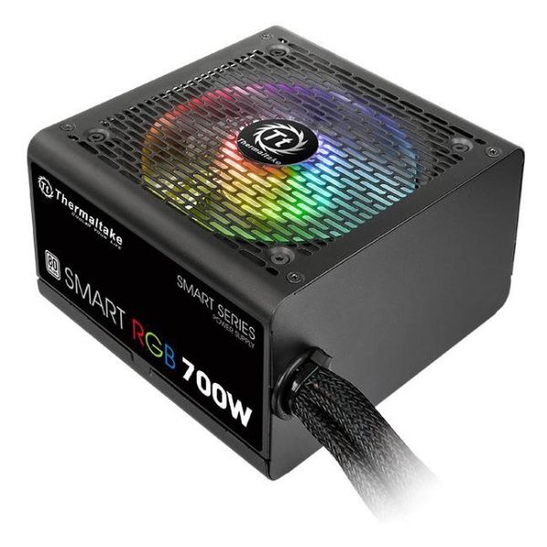 Thermaltake Smart RGB 700W 80 PLUS Certified Power Supply (SRP-0700NHSAW) - PakByte Computers 