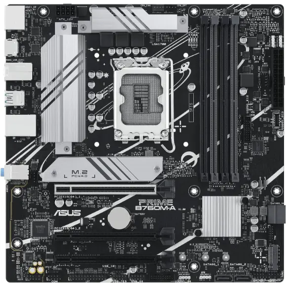 ASUS PRIME B760M-A Intel B760 LGA1700 mATX Gaming Motherboard - PakByte Computers 