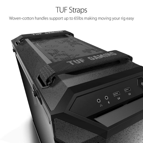 ASUS TUF Gaming GT501 Mid-Tower Computer Case for up to EATX Motherboards - PakByte Computers 