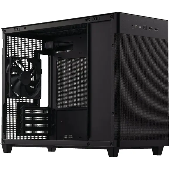 ASUS Prime AP201 Micro-ATX Case - Black - PakByte Computers 