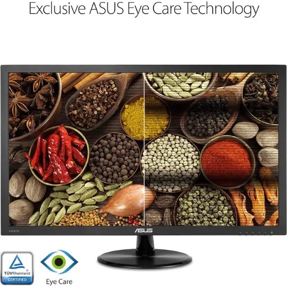 ASUS VP228HE 21.5" FHD Gaming Computer Monitor - PakByte Computers 