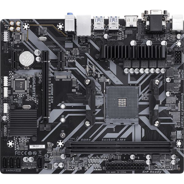 Gigabyte B450M S2H AMD B450 Ultra Durable Motherboard AM4 - PakByte Computers 