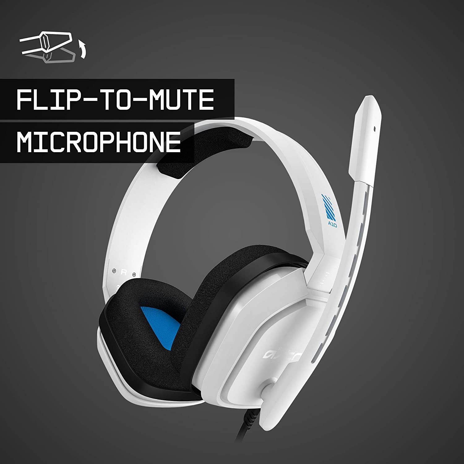 ASTRO A10 Gen2 Over-Ear Gaming Headset - White