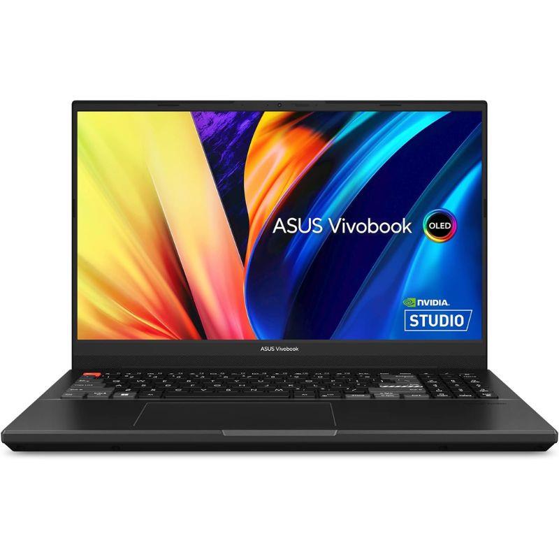 ASUS VIVOBOOK PRO 15 M6500XU-MA081 Ryzen 9 7940HS 16GB D5 1TB RTX 4050 6GB DOS 15.6" 2.8K (2880 x 1620) OLED 120Hz BLK FPR (QUIET BLUE) - PakByte Computers 