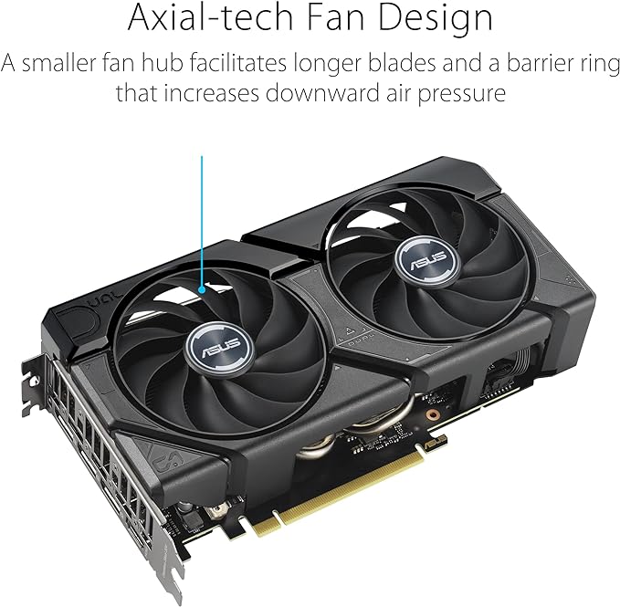 ASUS Dual GeForce RTX™ 4070 SUPER EVO OC Edition 12GB GDDR6X Graphics Card - PakByte Computers 