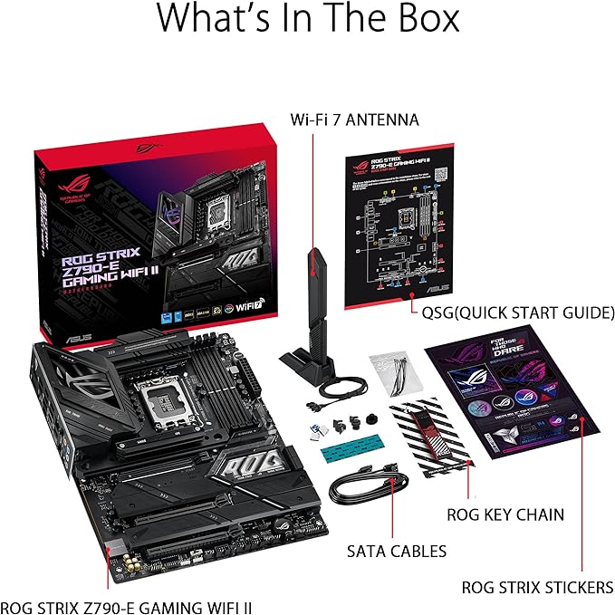 ASUS ROG STRIX Z790-E WiFi II ATX Motherboard - PakByte Computers 