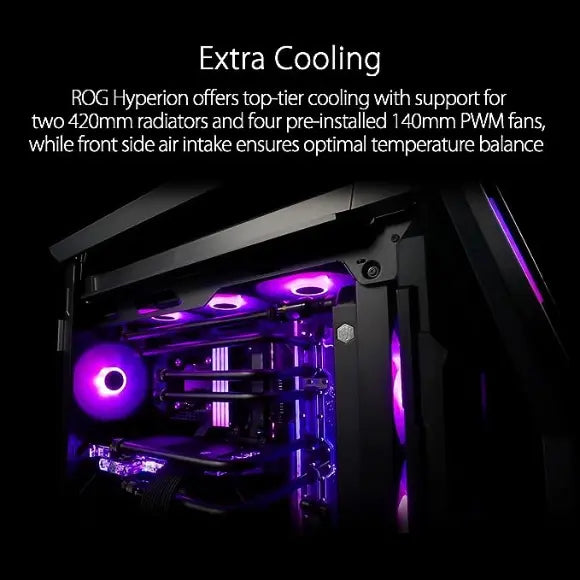 ASUS ROG Hyperion GR701 EATX Full-Tower Computer Case - PakByte Computers 