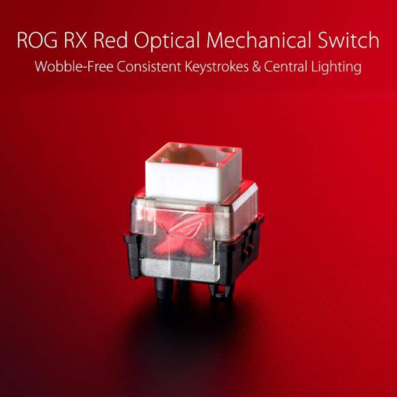 ASUS XA05 Mechanical Gaming Keyboard - ROG Strix Scope RX | Red Optical Mechanical Switches - PakByte Computers 