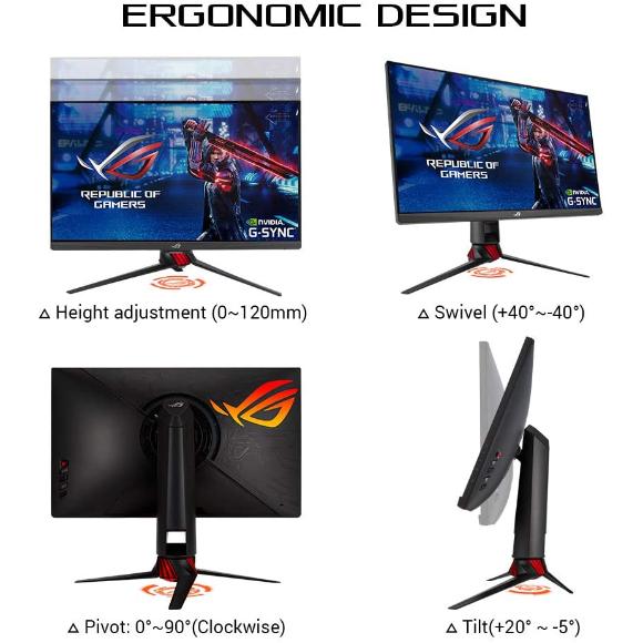 ASUS ROG Strix XG279Q 27-Inch LED Monitor, Black - PakByte Computers 